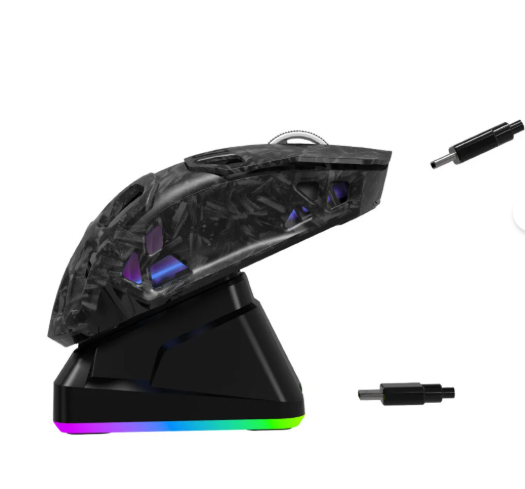 GWH-111 STAND SARJ İSTASYONLU SARJ EDİLEBİLİR 1000HZ 24000 DPI RGB OYUNCU GAMİNG MOUSE