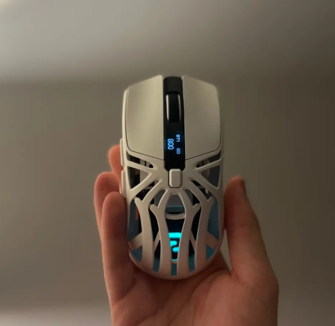 RGB Gaming Mouse Ultra Hafif Petek Tasarım 10000 DPI Tri Mode Bluetooth + 2.4G + Kablolu | AYMES A304