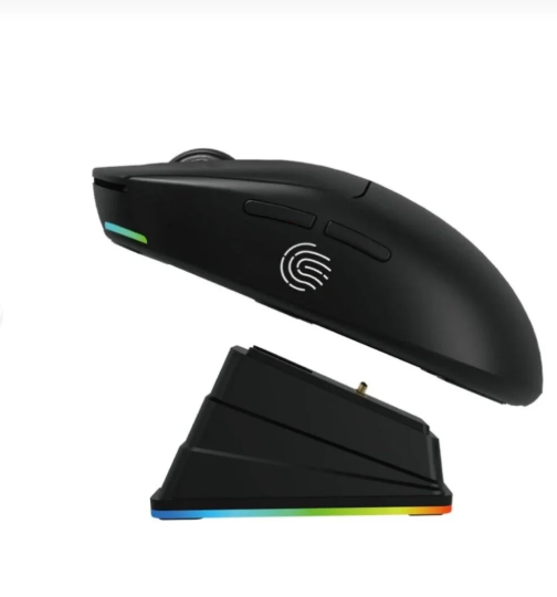 AYMESTORE Kablosuz Oyuncu Mouse RGB – 6400 DPI Ultra Hafif 51gr | Bluetooth+ Mouse Şarj İstasyonlu