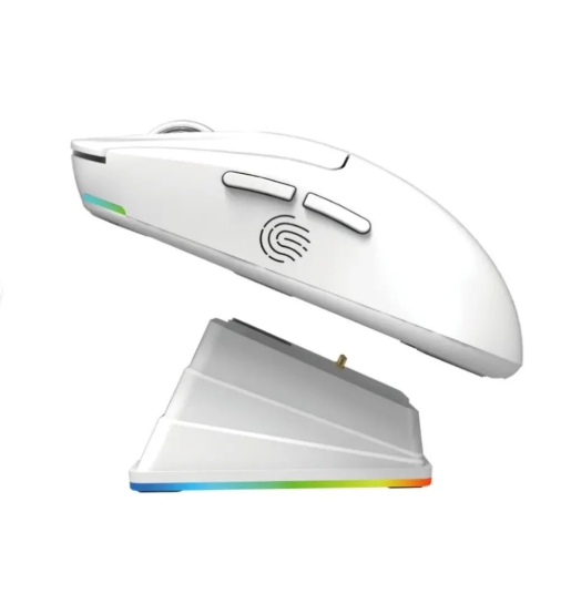 AYMESTORE Kablosuz Oyuncu Mouse RGB – 6400 DPI Ultra Hafif 51gr | Bluetooth + Mouse Şarj İstasyonlu