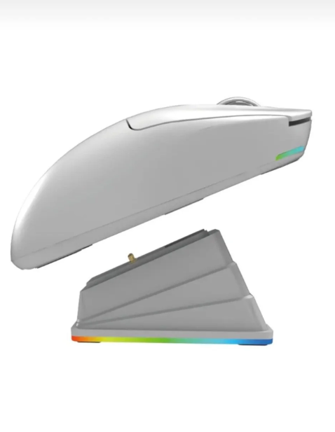 AYMESTORE Kablosuz Oyuncu Mouse RGB – 6400 DPI Ultra Hafif 51gr | Bluetooth + Mouse Şarj İstasyonlu